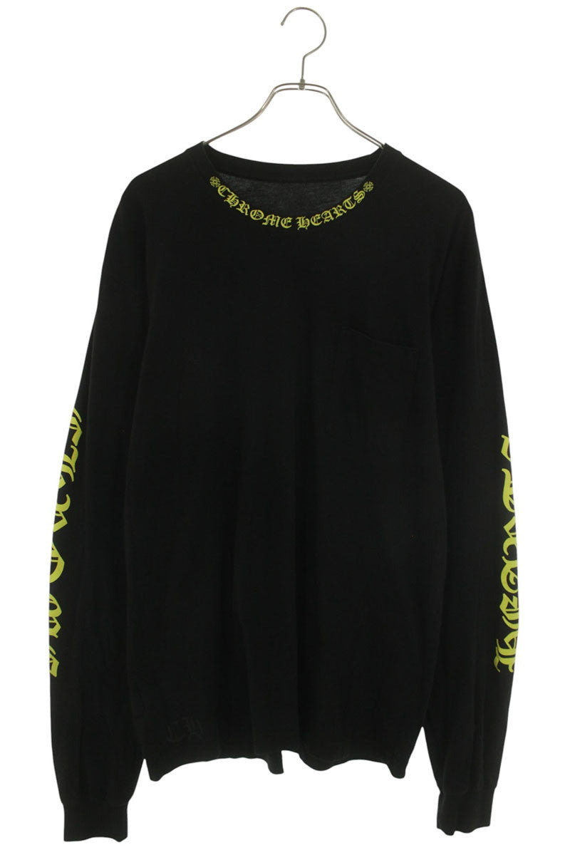 Chrome Hearts Neck Logo Print Longsleeve Multi Size XL