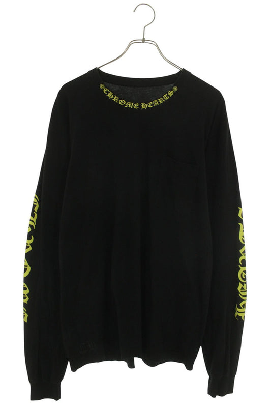 Chrome Hearts Neck Logo Print Longsleeve Multi Size XL