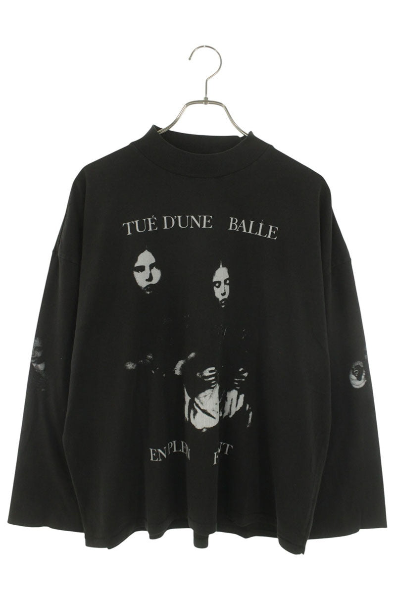 ENFANTS RICHES DEPRIMES 26SS Human Print Mock Neck Long Sleeve Size M