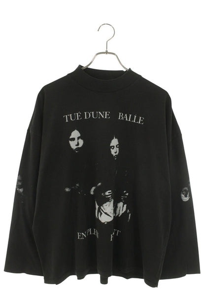 ENFANTS RICHES DEPRIMES 26SS Human Print Mock Neck Long Sleeve Size M