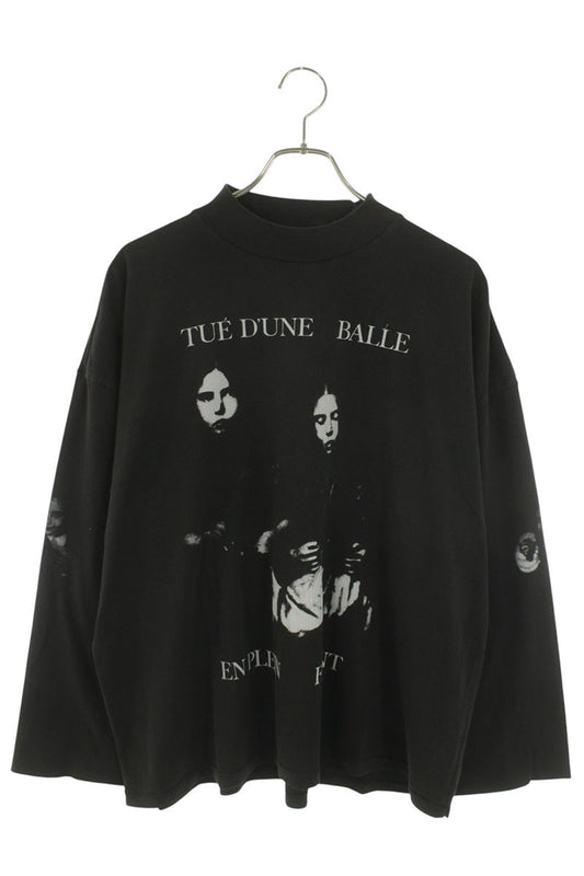 ENFANTS RICHES DEPRIMES 26SS Human Print Mock Neck Long Sleeve Size M