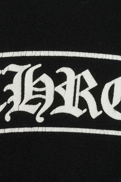 Chrome Hearts Back Scroll Label Print Long Sleeve Tee Black Size XXL