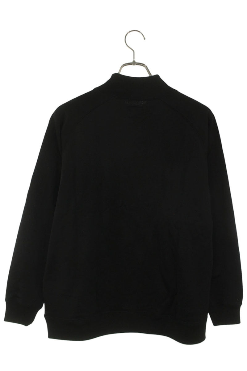 Needles Logo Embroidered Mockneck Long Sleeve Top Black Size XS