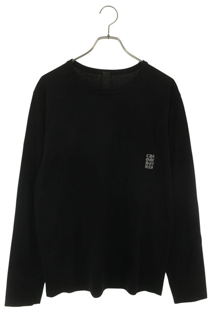 Chrome Hearts Y NOT Chest Pocket Embroidery Long Sleeve Tee Size M