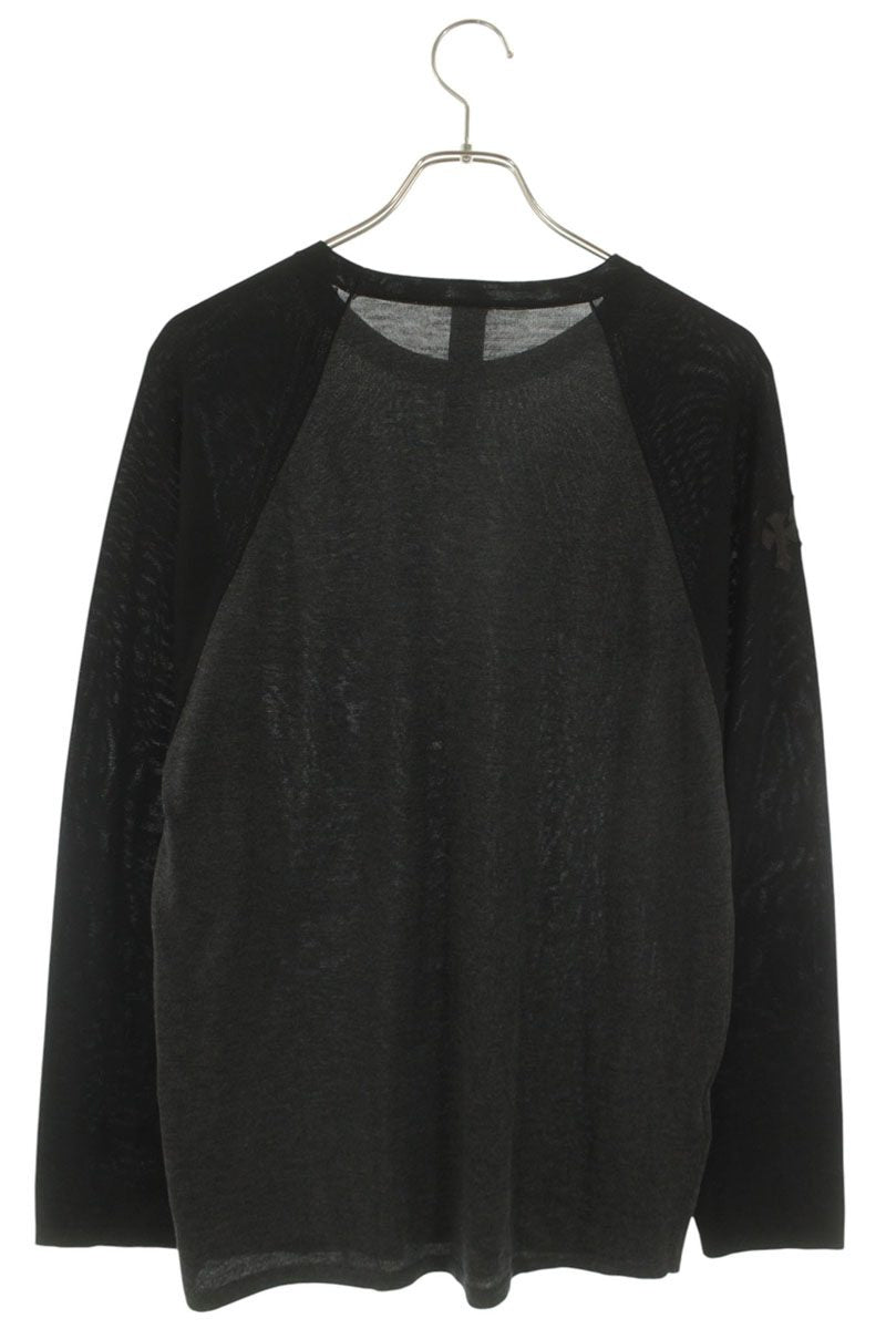 Chrome Hearts U MIXED EMOTIONS Cross Patch Raglan Long Sleeve Size M
