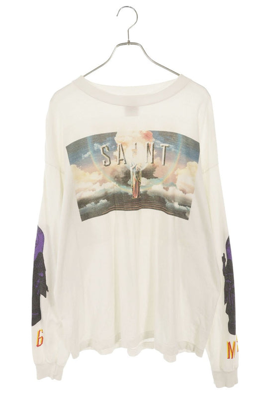 SAINT MICHAEL 24AW SAINT PICTURES Print Long Sleeve Tee Size XL