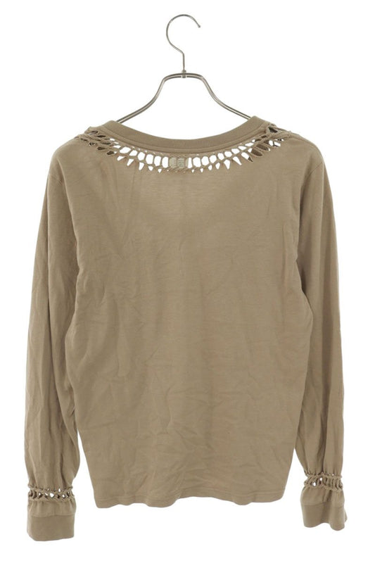 NUMBER(N)INE 02AW George Period V-Neck Top Beige Size L