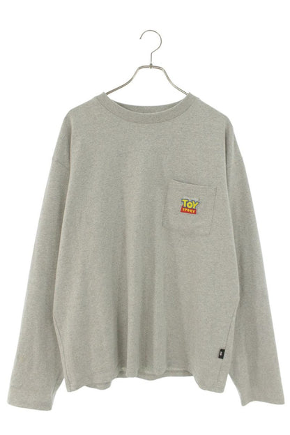 WIND AND SEA Movie Graphic Long Sleeve Tee Gray Size M
