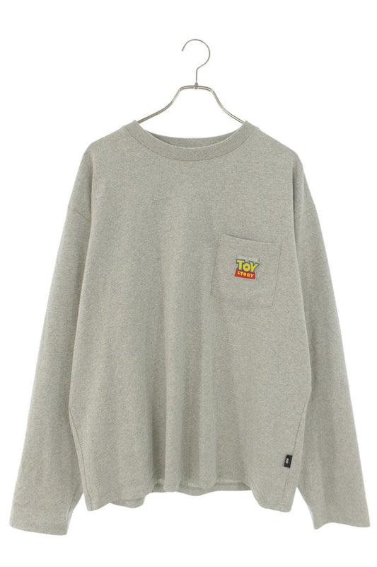 WIND AND SEA Movie Graphic Long Sleeve Tee Gray Size M