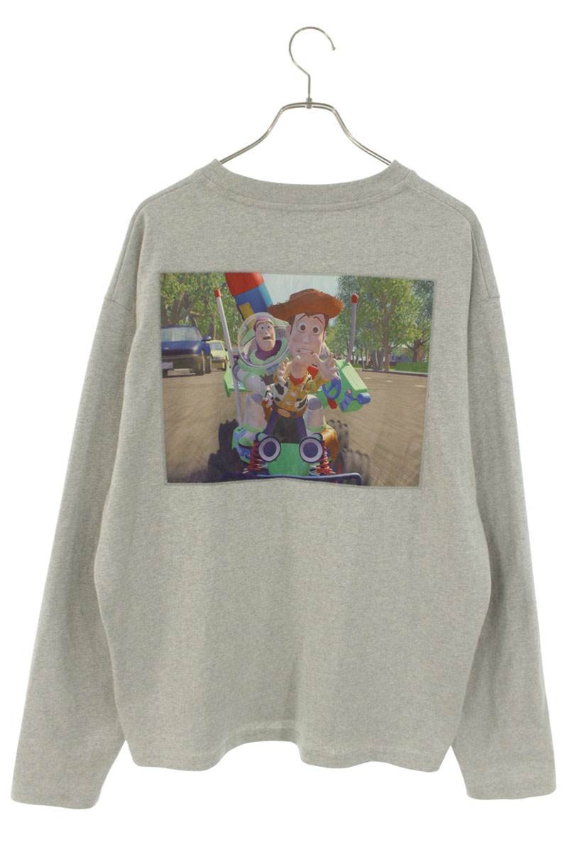 WIND AND SEA Movie Graphic Long Sleeve Tee Gray Size M
