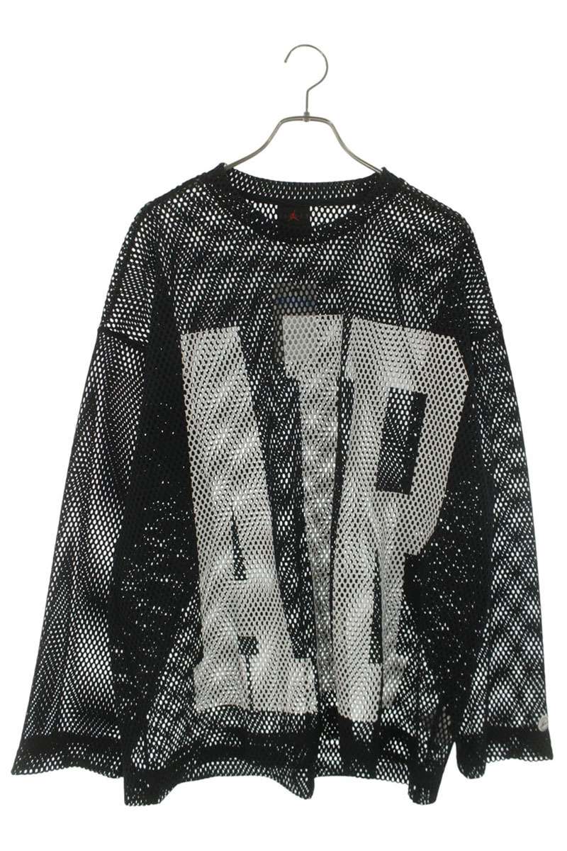 NIKE x fragment design x UNION Mesh Long Sleeve Jersey Black Size M