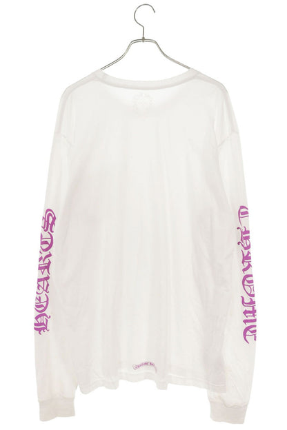 Chrome Hearts Neck & Sleeve Logo Long Sleeve Tee Size XXL