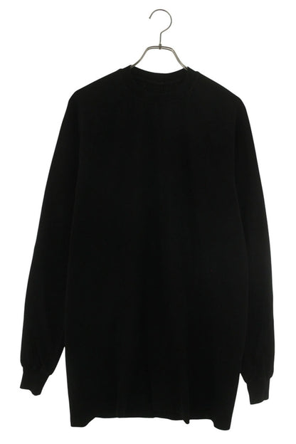 Rick Owens Cotton BASEBALL T Long Sleeve Black Size XS