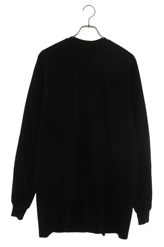 Rick Owens Cotton BASEBALL T Long Sleeve Black Size XS