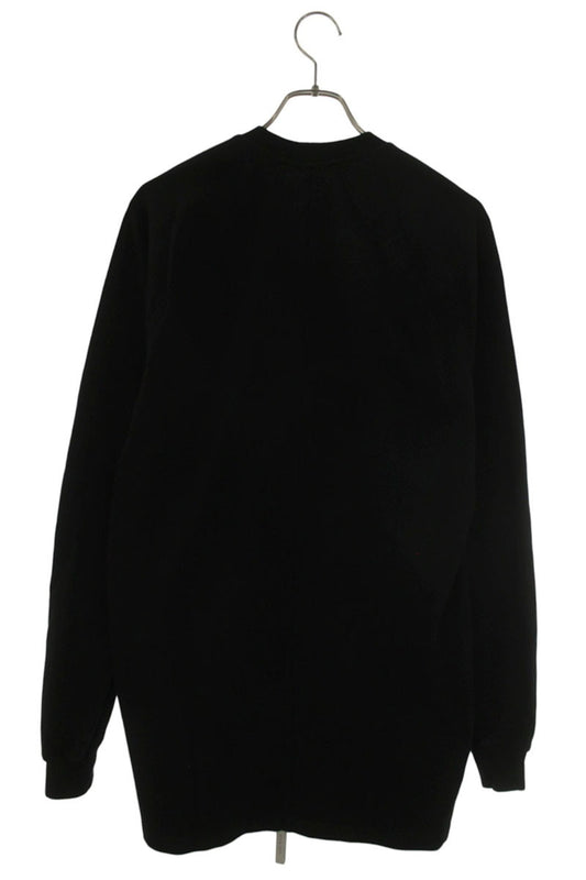 Rick Owens Cotton BASEBALL T Long Sleeve Black Size XS