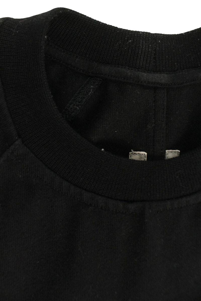 Rick Owens Cotton BASEBALL T Long Sleeve Black Size XS