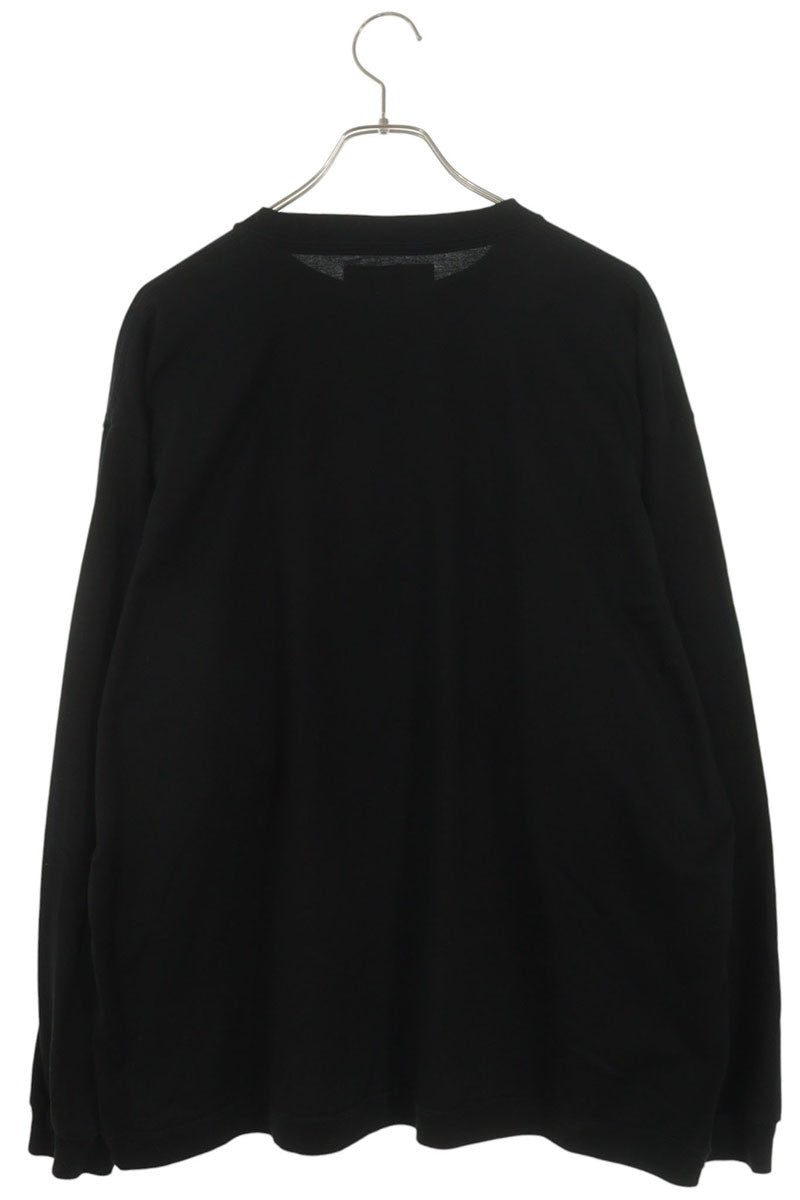 ARTIST PROOF Logo Embroidered Long Sleeve Tee Black Size XL