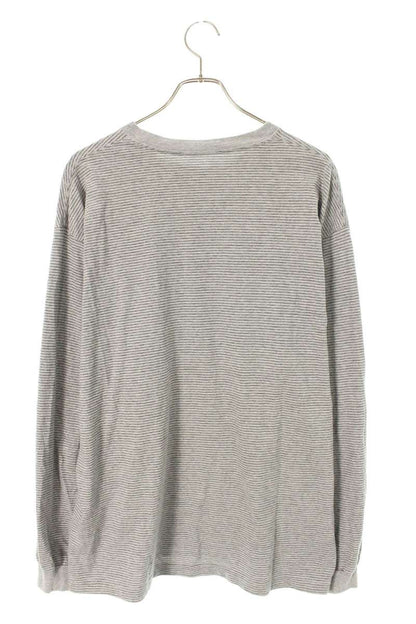ENNOY Striped Long Sleeve Tee Gray Size L