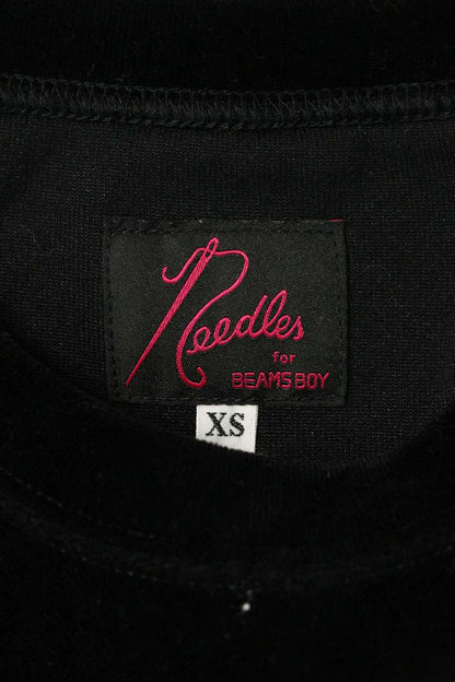 Needles Velour Jersey Long Sleeve Tee Black Size XS
