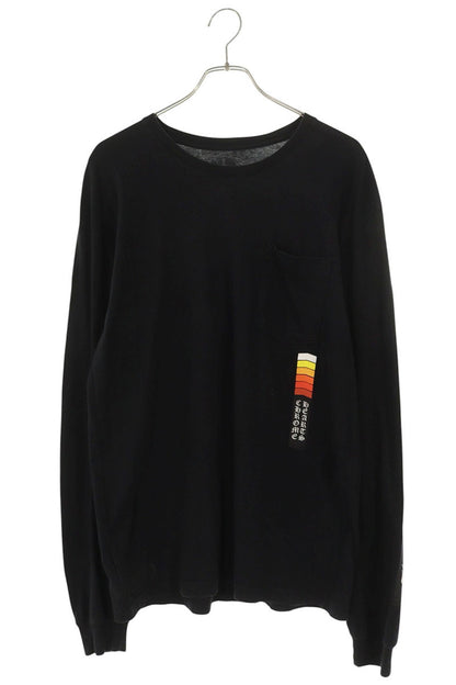 Chrome Hearts Sleeve Logo Gradient Print Long Sleeve Tee Black Size L