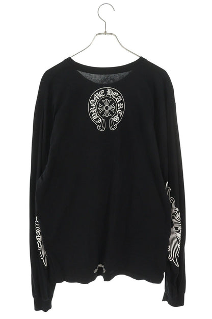 Chrome Hearts Neck Logo Arm Floral Print Long Sleeve Tee Size XL