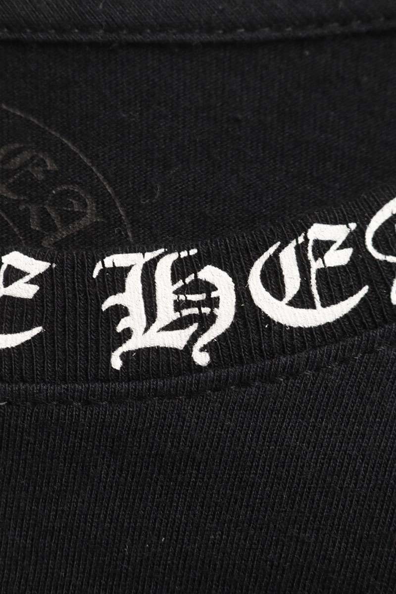 Chrome Hearts Neck Logo Arm Floral Print Long Sleeve Tee Size XL