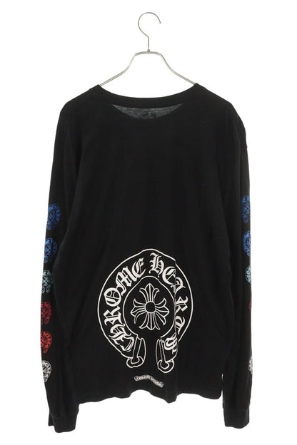 Chrome Hearts Back Horseshoe Gradient Logo Long Sleeve Tee Size XL