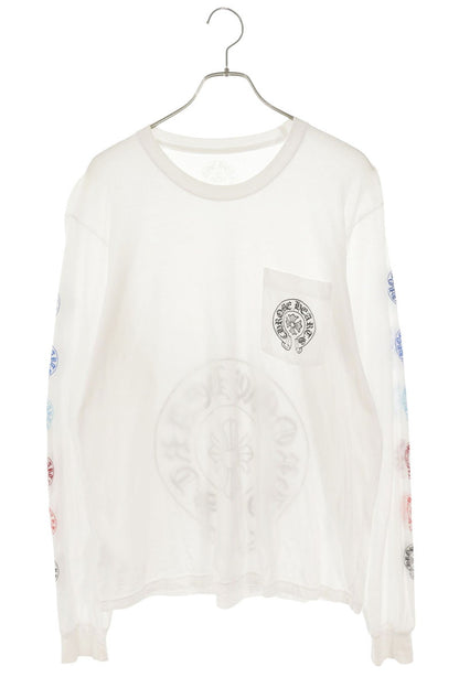 Chrome Hearts Back Horseshoe Arm Logo T-Shirt White Size L