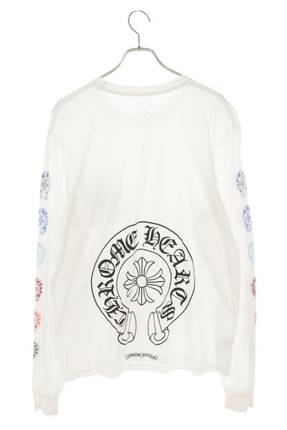Chrome Hearts Back Horseshoe Arm Logo T-Shirt White Size L