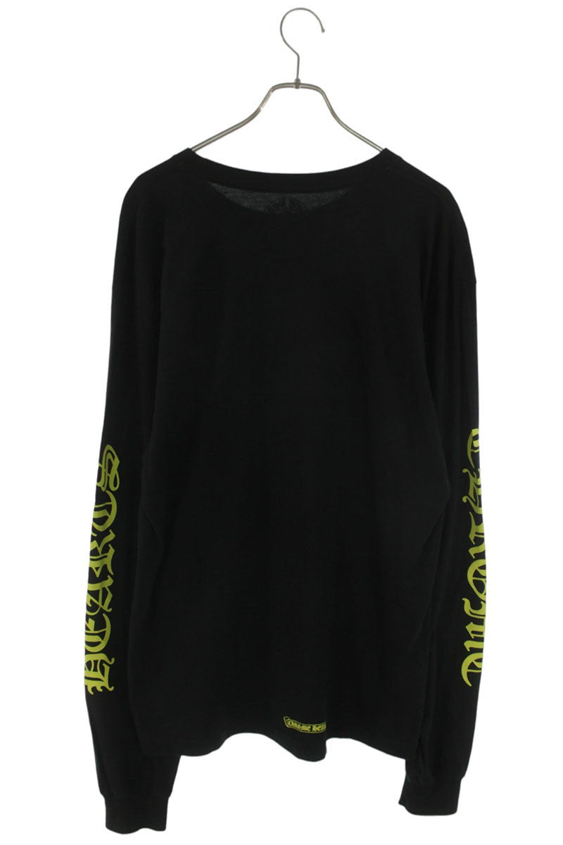 Chrome Hearts Neck Logo Long Sleeve Tee Black Size XL