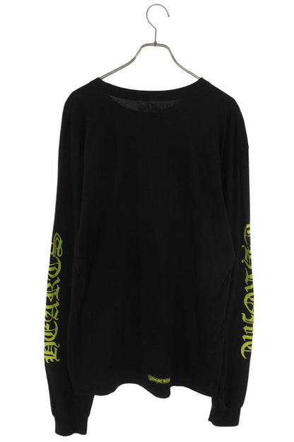 Chrome Hearts Neck Logo Long Sleeve Tee Black Size XL