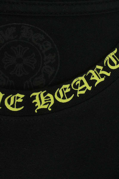 Chrome Hearts Neck Logo Long Sleeve Tee Black Size XL