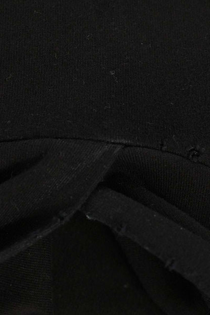 BALENCIAGA Hooded Logo Print Long Sleeve Top Size S