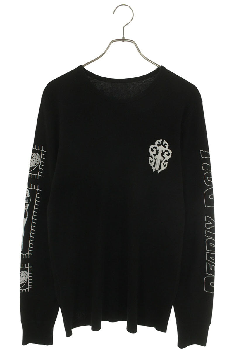 Chrome Hearts DEADLY DOLL Thermal Print Long Sleeve Tee Size L