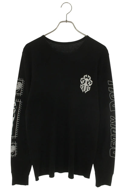 Chrome Hearts DEADLY DOLL Thermal Print Long Sleeve Tee Size L