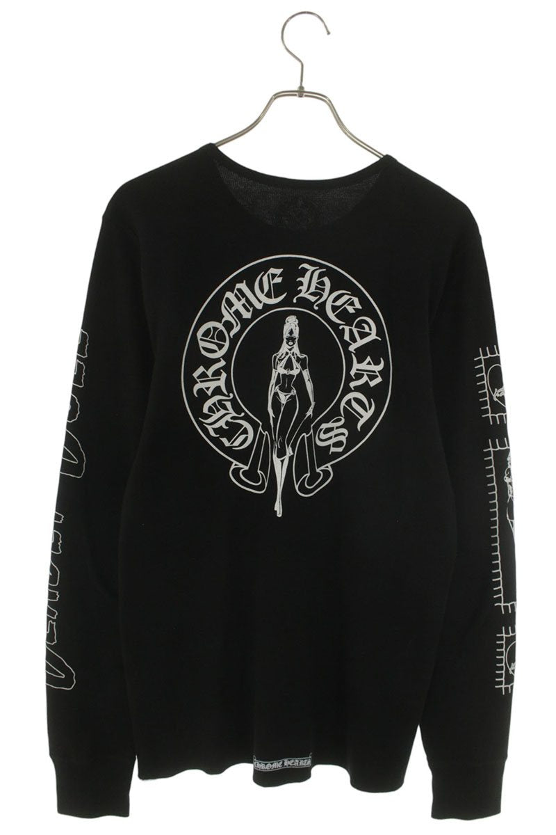 Chrome Hearts DEADLY DOLL Thermal Print Long Sleeve Tee Size L