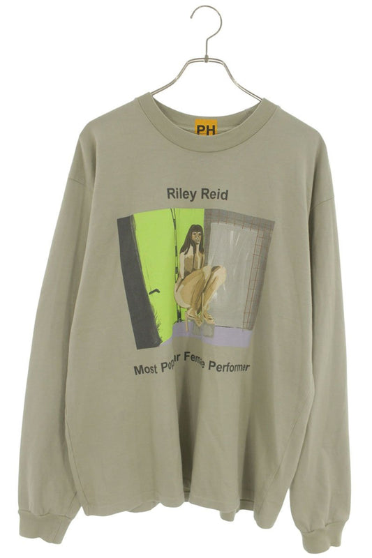 YEEZY Graphic Print Cotton Long Sleeve Tee Size M