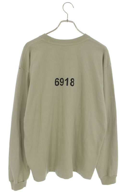 YEEZY Graphic Print Cotton Long Sleeve Tee Size M