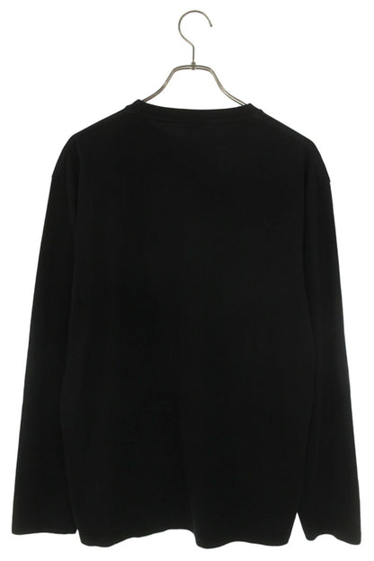 LOEWE Anagram Embroidered Pocket Long Sleeve Tee Black Size M