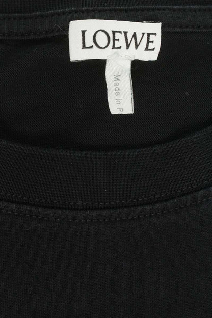 LOEWE Anagram Embroidered Pocket Long Sleeve Tee Black Size M