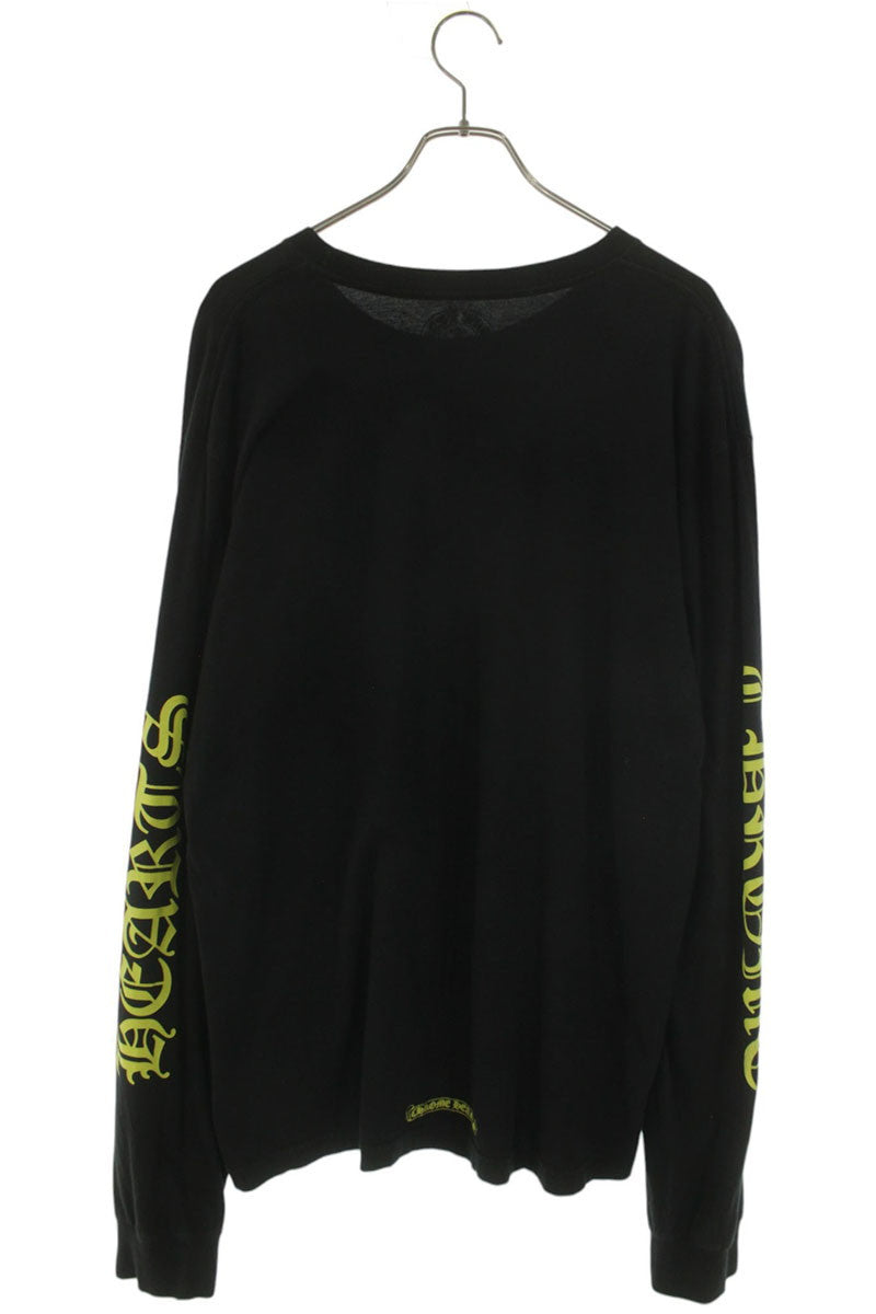 Chrome Hearts Neck & Sleeve Logo Long Sleeve Top Size XL