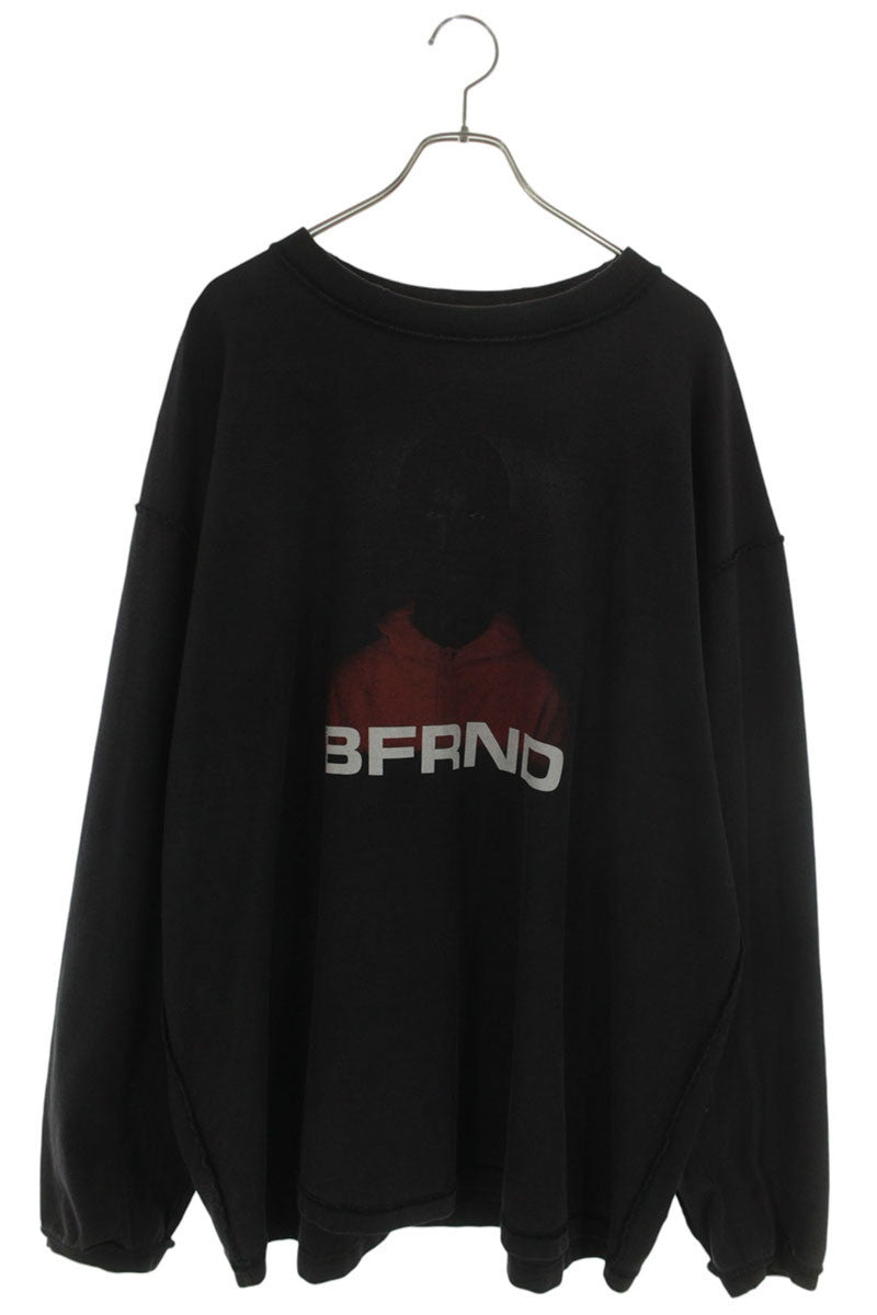 VETEMENTS BFRND Inside Out Long Sleeve Tee Black Size S