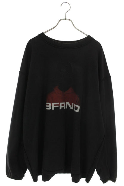 VETEMENTS BFRND Inside Out Long Sleeve Tee Black Size S