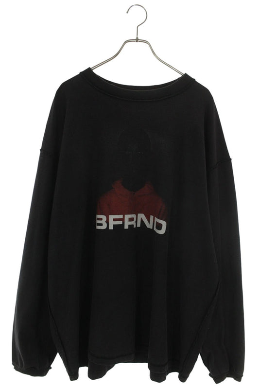 VETEMENTS BFRND Inside Out Long Sleeve Tee Black Size S