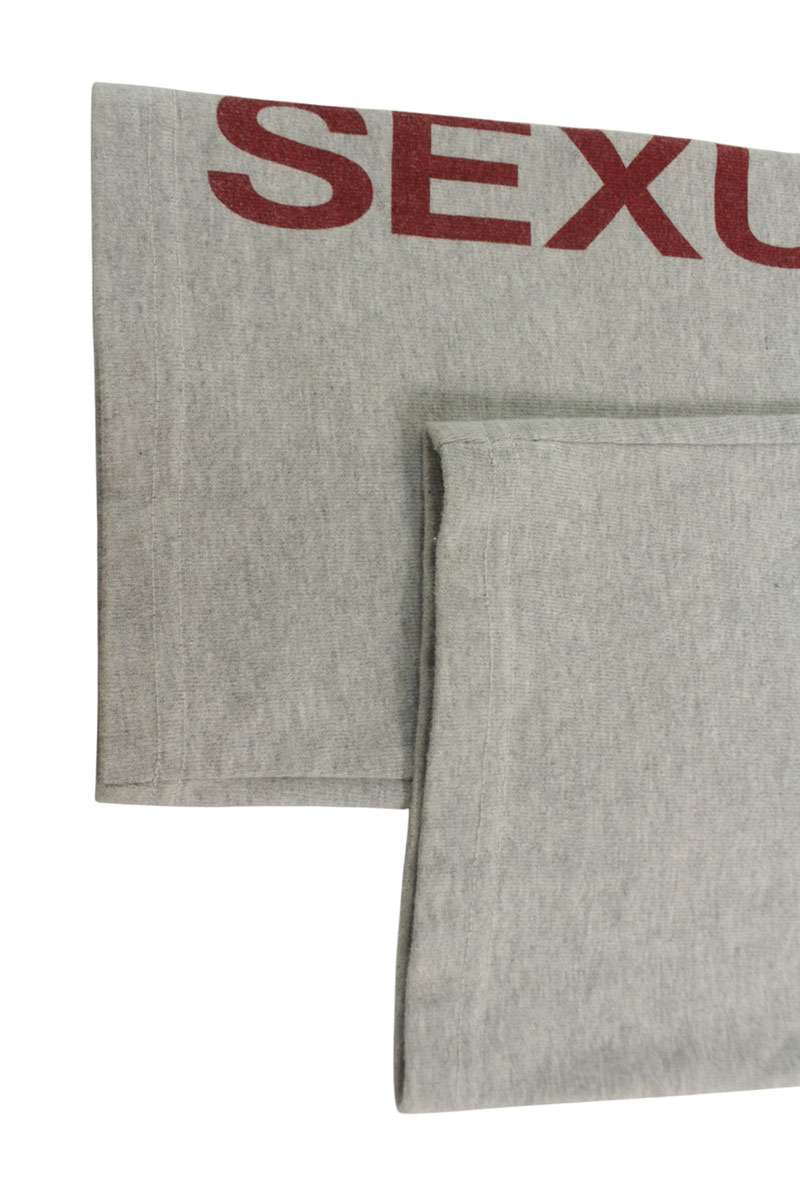 VETEMENTS SEXUAL FANTASIES Print Long Sleeve Tee Gray Size M