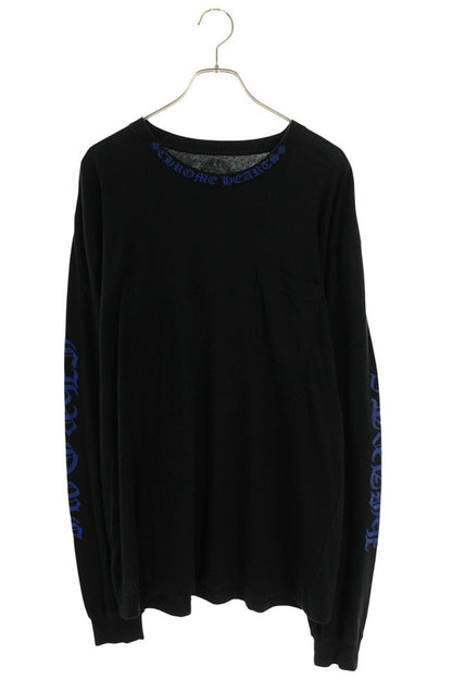 Chrome Hearts Neck & Sleeve Logo Long Sleeve Top Size XL
