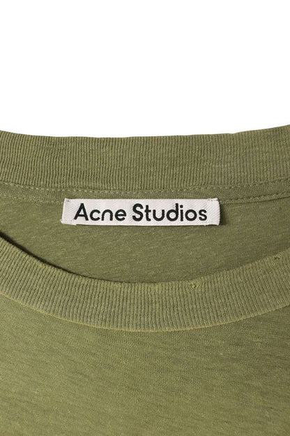 ACNE STUDIOS Logo Print Relaxed Fit Vintage Long Sleeve Top Size S