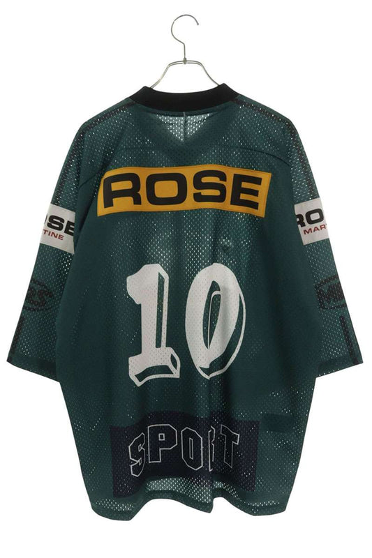 MARTIN ROSE SS26 OVERSIZED HOCKEY TOP Green Size S