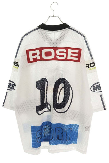 MARTIN ROSE SS26 OVERSIZED HOCKEY TOP White Size S