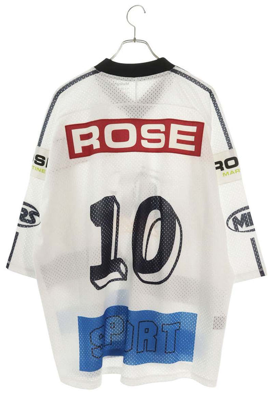 MARTIN ROSE SS26 OVERSIZED HOCKEY TOP White Size S